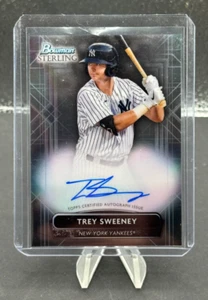 2022 Bowman Sterling Trey Sweeney Prospect Auto Autograph #PA-TS Yankees - Picture 1 of 2