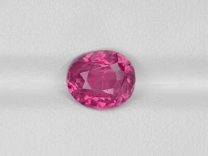 Rubí Madagascar 3,37 quilates natural sin tratar rojo rosado brillante con certificación IGI - Imagen 1 de 7