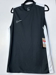 Camiseta de fútbol sin mangas Nike DR1331 para hombre negra blanca DriFIT Academy 23! Grande - Imagen 1 de 4