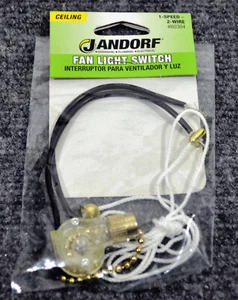 Brand New Jandorf Fan Light Switch - 1-speed & 2-wire - Picture 1 of 2