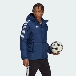 adidas Condivo 22 Winter Jacket Sports Teamwear Football Mens Coat Navy - Picture 1 of 6