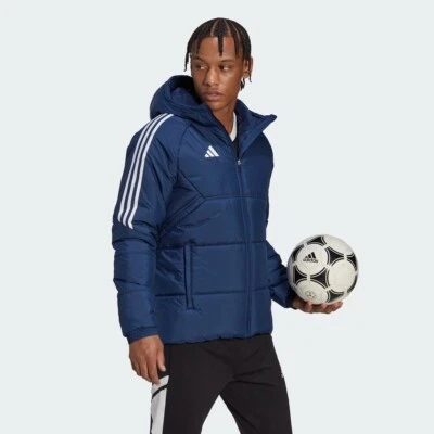 adidas Condivo 22 Winter Jacket Sports Teamwear Football Mens Coat Navy - Image 1 of 4
