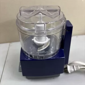 Cuisinart Mini-Prep Food Processor DLC-1TX Blue Tested Extra Container 2 Speeds - Picture 1 of 7