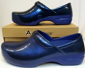 Anywear Unisex SR Angel Health Care Clog, Pearlized Navy Size: 11 Women/ 9 Men - Picture 1 of 5