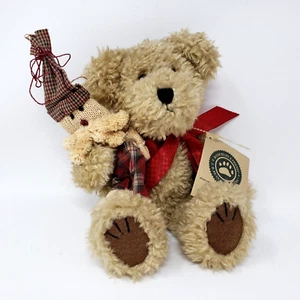 Boyds Bears Turner con muñeca Kris Rag Santa articulada 10" oso de peluche 2000 con etiquetas - Imagen 1 de 10