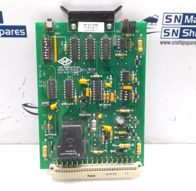 H & P 77-4168 Rev C Sync Monitor Board PCB 277-4163 4168 Rev C - Image 1 of 4
