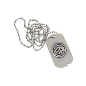 COLLANA PIASTRINA MILITARE UFFICIALE F.C. INTER - Picture 1 of 1