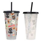 Coffee Tumblers Cold Temperature-sensitive Party Cups 5 Colors for Cold Drinks