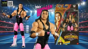 Mattel WWE Wrestlemania - Pensione " Ha Colpito Man " Hart - Elite Collezione - Bild 1 von 7