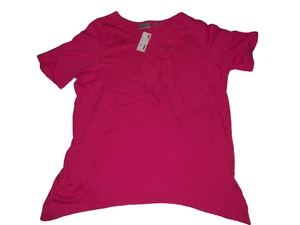 CAMISA MUJER AVENUE MANGA CORTA ROSA NUEVA CON ETIQUETAS TALLA 18/20 - Imagen 1 de 3