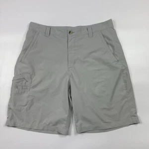 Columbia PFG Pantaloncini Attrezzatura da Pesca Uomo 34 Grigio Omni Shade Tasche Performance - Foto 1 di 6