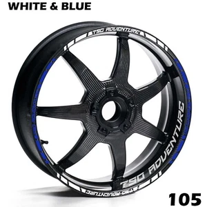 KTM 790 ADVENTURE MOTORCYCLES WHEEL RIM STRIPES DECALS STICKERS FULL BIKE KIT - Picture 1 of 12