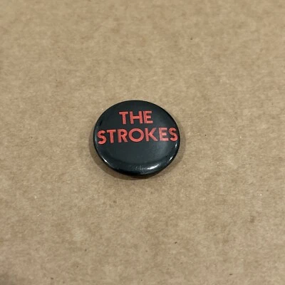 Prendedor de botón promocional de banda "The Strokes" 1'' - Música rara de colección Foto 1 de 2