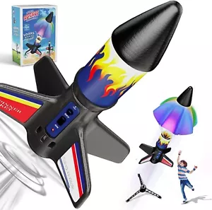 Raketenwerfer für Kinder elektrisches Flugmodell mit Fallschirm Spielzeug wiederaufladbar - Bild 1 von 7