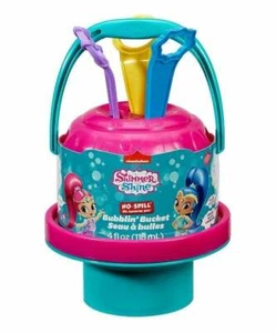 No-spill Bubbles Buckets Teal Pink Shimmer Shine in Garden, Bath - Picture 1 of 1