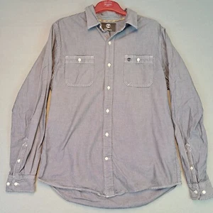 Timberland Earthkeepers Organic Cotton Shirt Size Medium Grey Twin Pocket - Bild 1 von 14