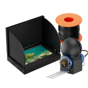 50M Fischfinder Unterwasser Angeln Kamera 4.3" HD Infrarot Nachtsicht - Bild 1 von 14