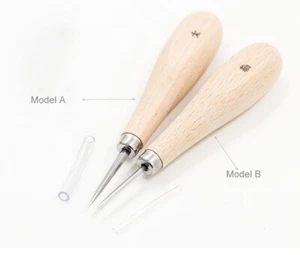 Japan Craft Leathercraft Stitching Awl Sewing Leather Professional Diamond Point - Picture 1 of 4