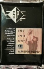 1996 Upper Deck SP Baseball (1) Factory Sealed Hobby Pack 🔥