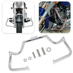 Engine Guard Crash Bar Chrome Fit For Harley Softail Deluxe FLSTN 05-17 - Picture 1 of 13