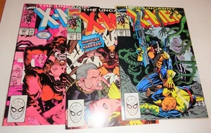 UNCANNY X-MEN  #260,261,262 JIM LEE/SILVESTRI  9.0 AVG  1990 - Picture 1 of 1