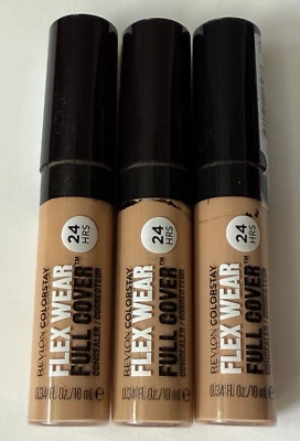 Revlon Colorstay Flex Wear Full Cover Concealer 040 Medium 0.34 Fl oz Lot of 3 - Image 1 of 4