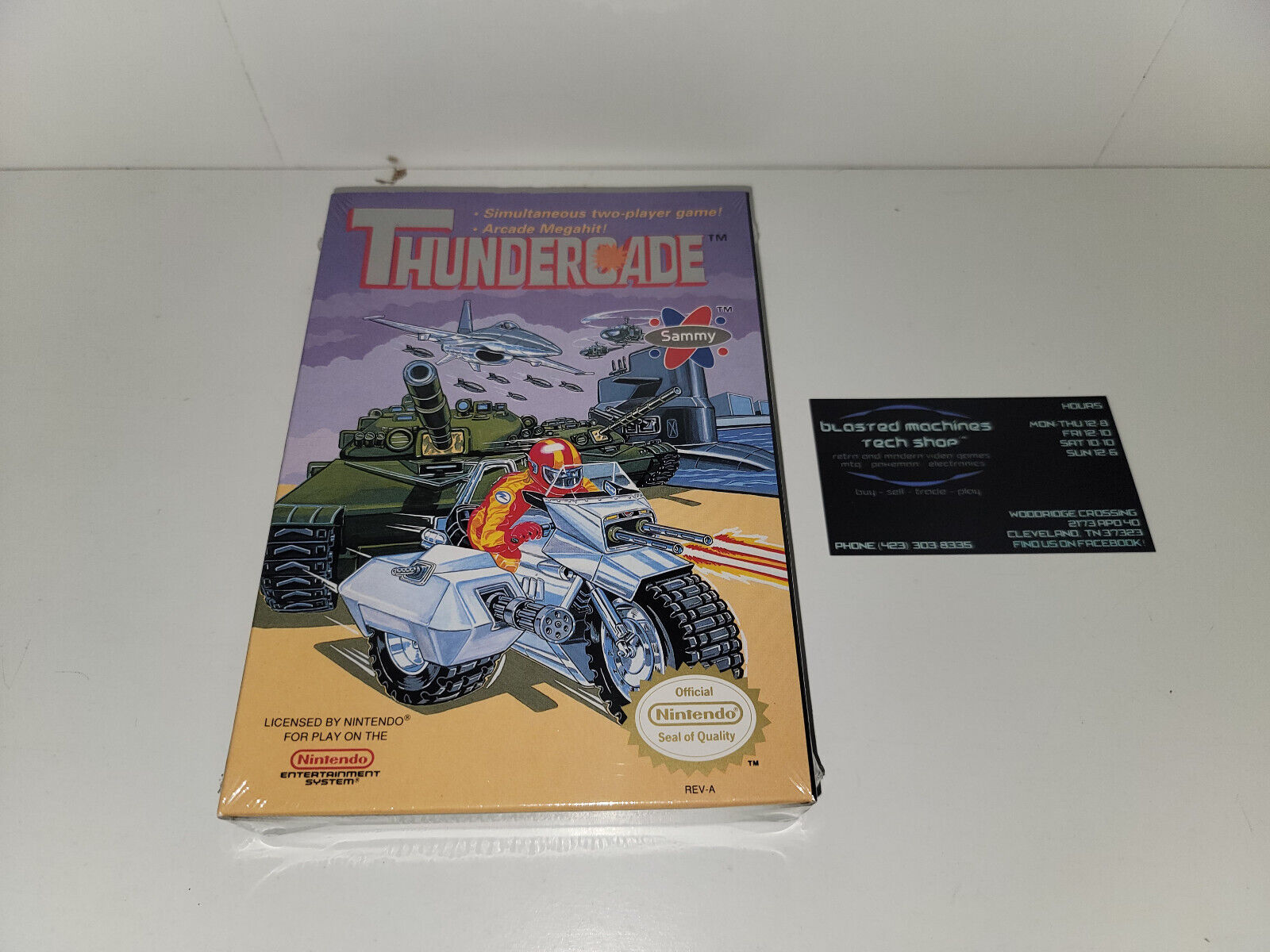 Thundercade Nintendo NES FACTORY-SEALED NEW! RARE H-SEAM!