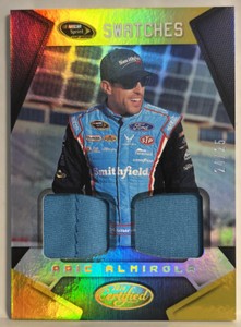 Aric Almirola 2016 Certified Sprint Cup Swatches Mirror Gold Card #SCS-AA 24/25