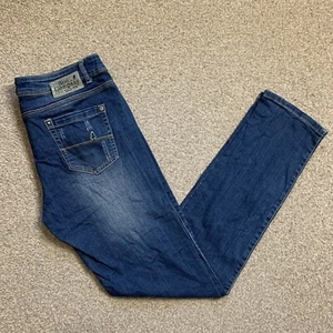 Jeans slim dritto vintage sabbiato invecchiato vintage migliore compagnia 33x32 - Foto 1 di 5