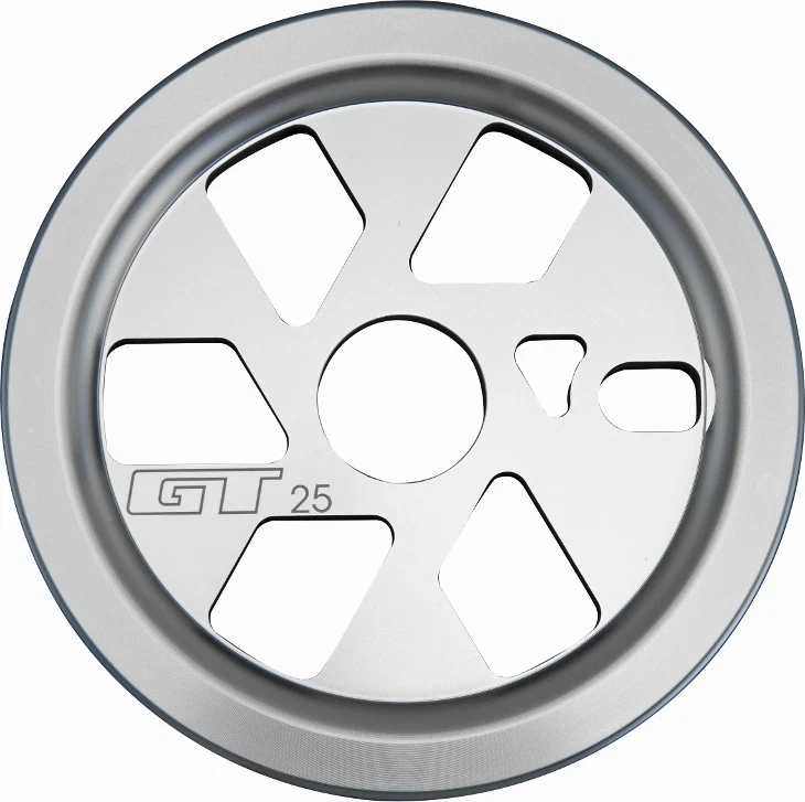 Plato CNC Power Guard - plateado Foto 1 de 1