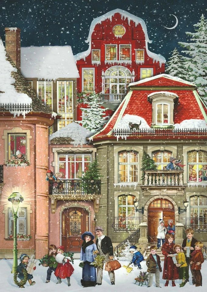 In the Christmas Avenue Advent Calendar -  Barbara Behr 38 x 52 cm Iridescent - Image 1 of 1