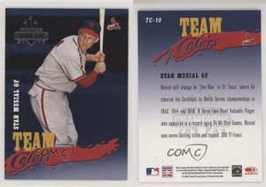2003 Donruss Champions Team Colors Stan Musial #TC-10 HOF