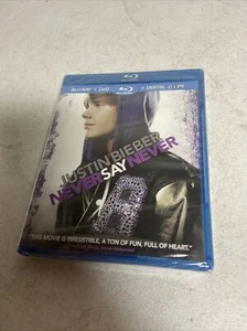 Justin Bieber: Never Say Never (Blu-ray/DVD, 2011, 2-Disc Set - Picture 1 of 3