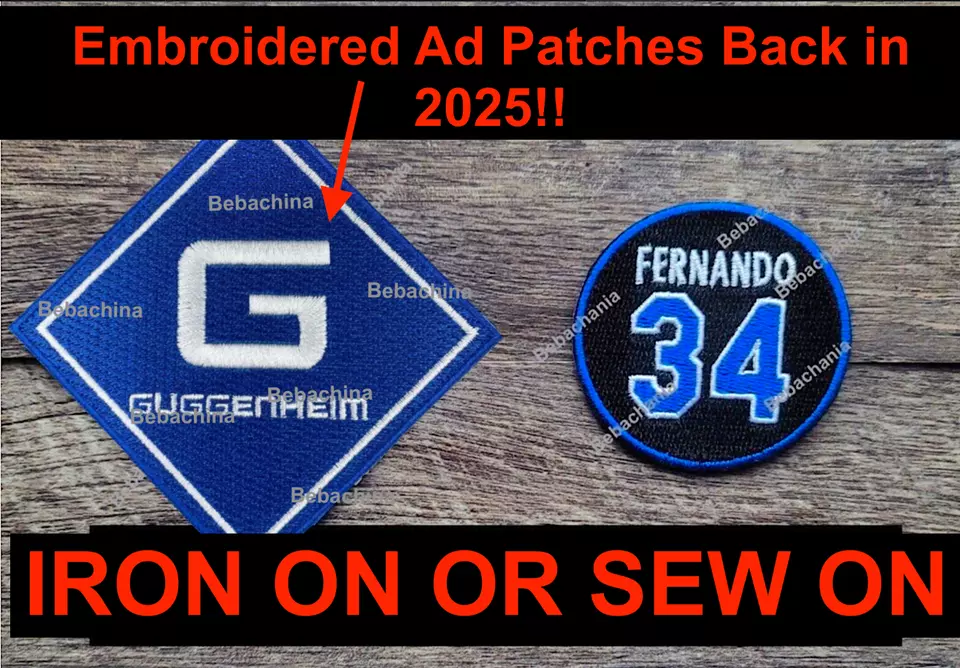 Fernando Valenzuela Patch #34 Plus 2025 Ad Guggenheim Jersey Patch LA Dodgers G - Image 1 of 4