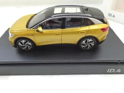 Volkswagen VW Id.4 Maquette de Voiture NOREV IN 1:43 Honey Yellow 11A099300 B1W - Photo 1/3