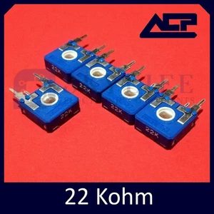 5pz Trimmer Verticale 22K 14x14mm ACP - regolazione orizzontale - 22 Kohm - Foto 1 di 1