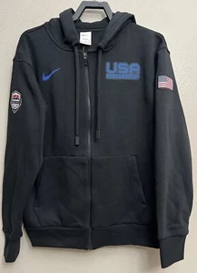 Nike Team USA Basketball 2020 Travel Fleece Hoodie Mens Size XL CD4749 010 New - Picture 1 of 10
