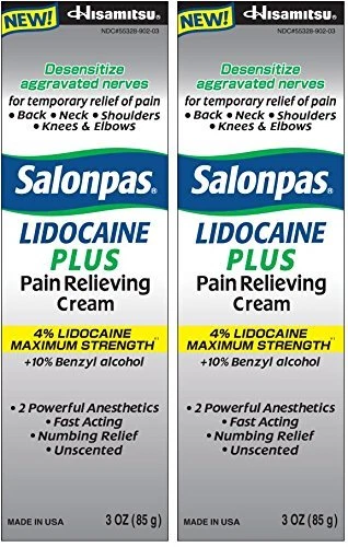 Salonpas Pain Relieving Cream 4% -2 Pack -Exp Date 01-2027 - Image 1 of 1