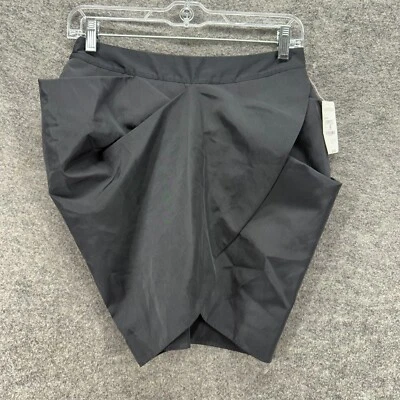 New Leith Skirt Women 4 Black Pencil Midi Zipper Lined Mid Rise Lined Casual - Image 1 of 4