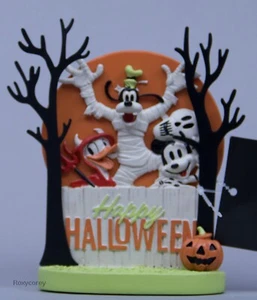 Disney Mickey Mouse & Friends Happy Halloween Resin Home Table Decor NWT - Picture 1 of 1