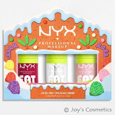 1 NYX Holiday Gift Set Fat Oil Lip Gloss Trio Kit "Pick Your 1 Color" *Joy's* - Image 1 of 4