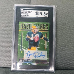 2023 Donruss Optic Football Hashmarks Prizm Auto Lynn Dickey #HM-36 - Picture 1 of 2
