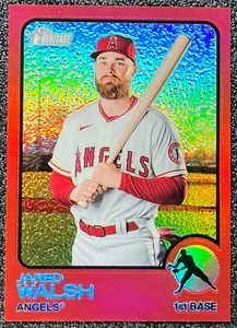 Jared Walsh 2022 Topps Heritage #10 Red Chrome Refractor /573 - Color Match - Bild 1 von 2