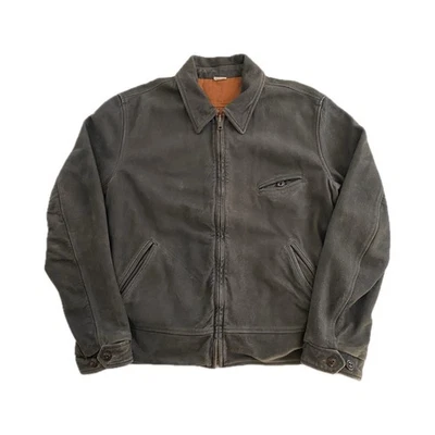 Levi’s LVC 1940’s Sheep Leather Reversible Zip Jacket | Size L | Made In Italy — 第 1/4 张图片