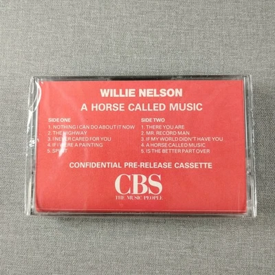 Willie Nelson A Horse Called Music Cassette Tape 1989 CBS Pre-Release New Sealed - Image 1 of 4