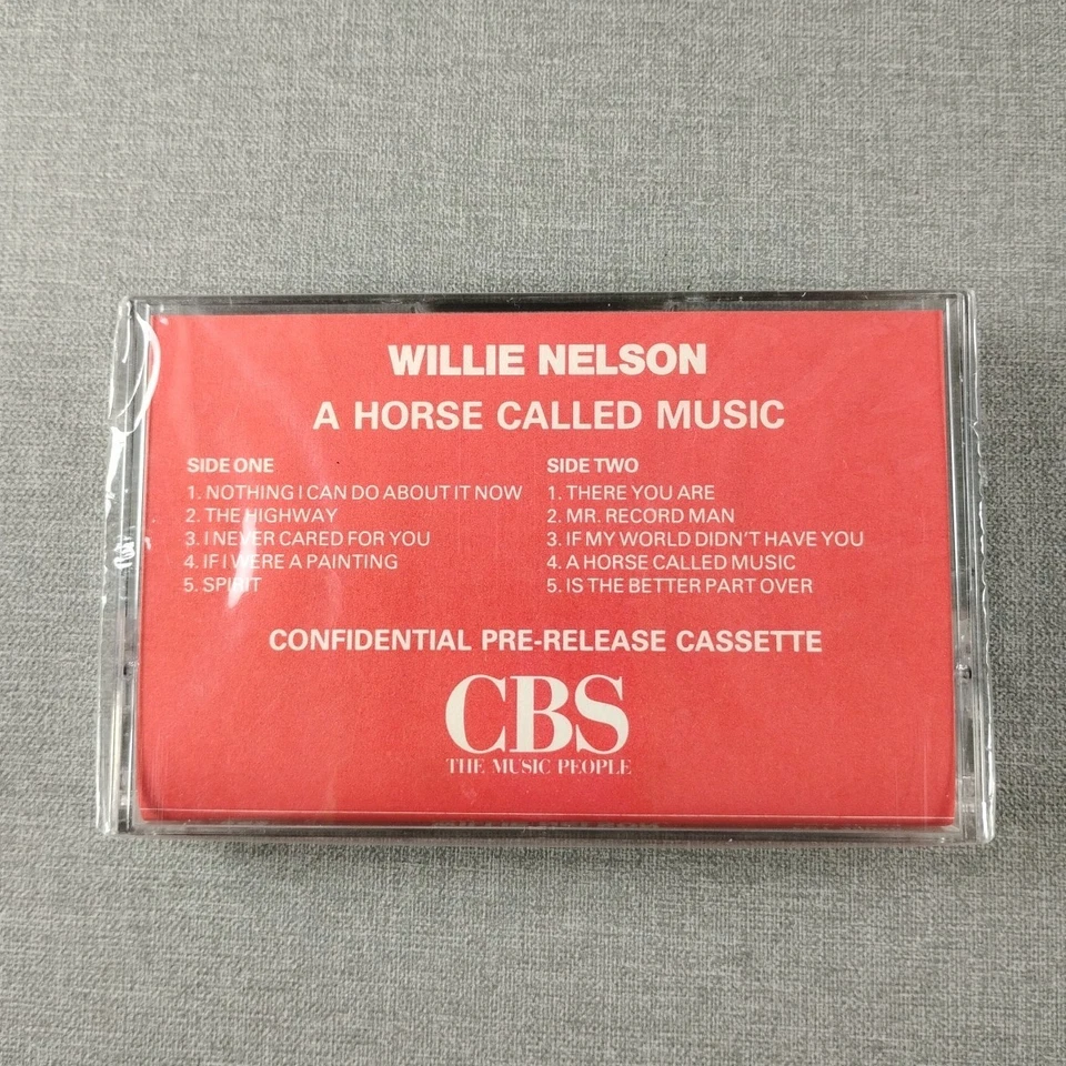 Willie Nelson A Horse Called Music Cassette Tape 1989 CBS Pre-Release New Sealed - Image 1 of 4