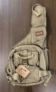 Borsa zaino a tracolla Eurosport tela Urban Sling kaki NUOVA CON ETICHETTE! - Foto 1 di 12