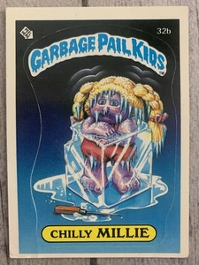 Garbage Pail Kids OS1 GPK 1st Series Chilly Millie Matte Card 32b - Picture 1 of 6