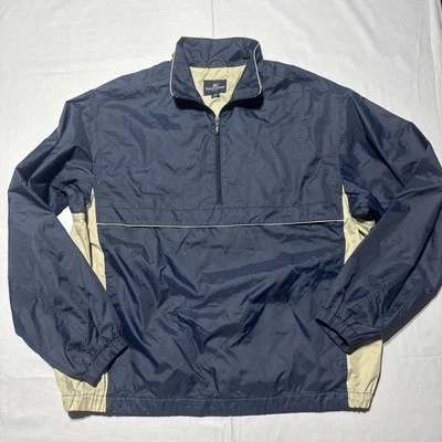 Vintage Men’s XL Dockers Golf Long Sleeve Blue/Beige Jacket Quarter Zip Pullover - Image 1 of 4