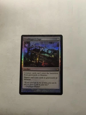 MTG FOIL Grafdigger's Cage Dark Ascension Magic the Gathering - Image 1 of 2